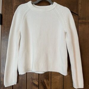 Quince Organic Cotton Fisherman Crew Sweater